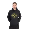 Hanorac MATRIX Large Fade Logo Hoody, Black/Lime, Marime XL
