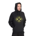 Hanorac MATRIX Large Fade Logo Hoody, Black/Lime, Marime XL