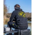 Hanorac MATRIX Large Fade Logo Hoody, Black/Lime, Marime XL