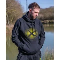 Hanorac MATRIX Large Fade Logo Hoody, Black/Lime, Marime XL