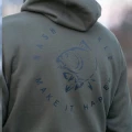 Hanorac NASH Make It Happen Carp Logo Hoodie Green, Marime 3XL