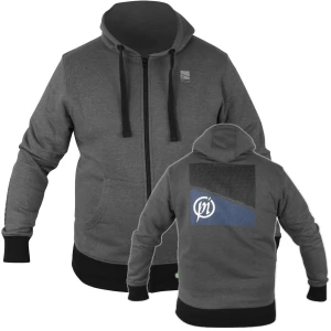 Hanorac Preston Zip Hoodie, Grey, Marime 4xl