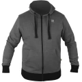 Hanorac Preston Zip Hoodie, Grey, Marime 4XL Hanorac Preston Zip Hoodie, Grey, Marime 4XL