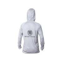 Hanorac RTB UV Long Sleeve Hoodie UPF 50+ Light Grey L Hanorac RTB UV Long Sleeve Hoodie UPF 50+ Light Grey L