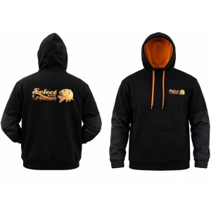 Hanorac SELECT BAITS Feeder WRS Black Orange Hoodie, Marimea S