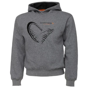 Hanorac Savage Gear Junior Jaw Grey Melange 14-16 Ani