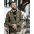 Hanorac cu Fermoar si Gluga Blaser Hoodie 566, Dark Olive, Marime 2XL Hanorac cu Fermoar si Gluga Blaser Hoodie 566, Dark Olive, Marime 2XL