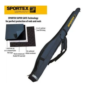 Husa Rigida Sportex  Lansete Ii 2 Compartimente 150cm Grey