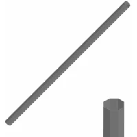 Tub Protectie Octogonal Rive Pentru Lansete Si Kit-uri, Smoke Grey, 60mm, 192cm