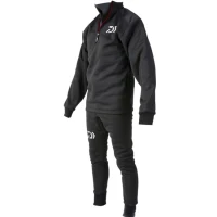 Costum De Corp Daiwa Fleece Black/red Mar- L
