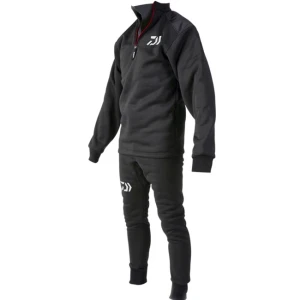 Costum De Corp Daiwa Fleece Black/red Mar- L