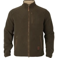Jacheta Harkila Sandhem Sherpa Fleece Jacket, Demitasse Brown Marimea M