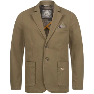 Sacou Blaser Denim Stretch Bob, Dark Olive, Marime 2xl