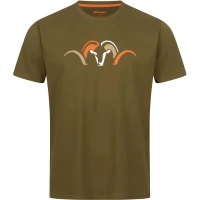Tricou BLASER Argali 3D Debossed T 25, Dark Olive, Marime 2XL Tricou BLASER Argali 3D Debossed T 25, Dark Olive, Marime 2XL