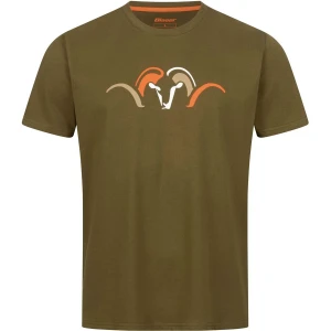 Tricou BLASER Argali 3D Debossed T 25, Dark Olive, Marime 3XL Tricou BLASER Argali 3D Debossed T 25, Dark Olive, Marime 3XL