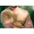 Tricou BLASER Argali 3D Debossed T 25, Dull Gold, Marime M Tricou BLASER Argali 3D Debossed T 25, Dull Gold, Marime M