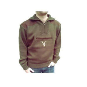 PULOVER ARROW WARMEX VERDE CU BRODERIE MARIME 2XL PULOVER ARROW WARMEX VERDE CU BRODERIE MARIME 2XL