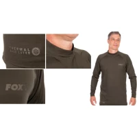 Bluza Fox Thermal Base Layer, Kaki, Marime XXXXL