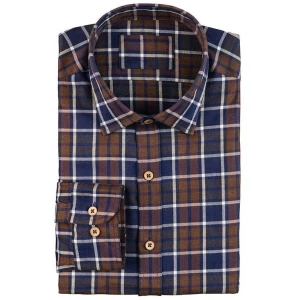Camasa Verney Carron Mery, Brown & Blue, Marimea 2xl