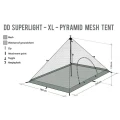 Plasa Anti Insecte Cort DD Hammocks SuperLight Pyramid XL Plasa Anti Insecte Cort DD Hammocks SuperLight Pyramid XL