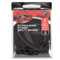 Inele Despicate Fox Rage Srike Point Stainless Steel Medium, 10buc Inele Despicate Fox Rage Srike Point Stainless Steel Medium, 10buc