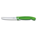 Briceag Cutit Pliabil Victorinox, Swiss Classic Paring Knife, Lama Zimtata 11cm, Verde
