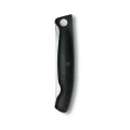Briceag Cutit Pliabil Victorinox, SwissClassic Paring Knife, Lama Zimtata 11cm, Negru