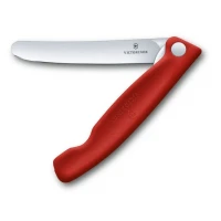 Briceag Cutit Pliabil Victorinox, SwissClassic Paring Knife, Lama Zimtata 11cm, Rosu Briceag Cutit Pliabil Victorinox, SwissClassic Paring Knife, Lama Zimtata 11cm, Rosu