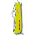 Briceag Multifunctional Rescue Tool, 11.1 cm, Teaca Nylon, Galben Fluo, Blister