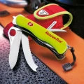Briceag Multifunctional Rescue Tool, 11.1 cm, Teaca Nylon, Galben Fluo, Blister
