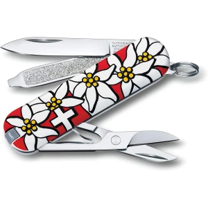 Briceag Multifunctional Victorinox, Classic Sd, 5.80cm, Edelweiss, Blister