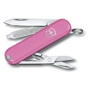 Briceag Multifunctional Victorinox, Classic Sd, 5.8cm, Cherry Blossom, Blister