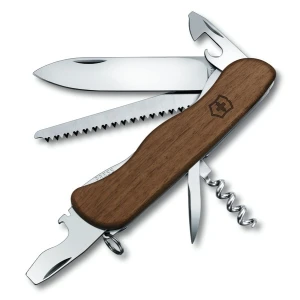Briceag Multifunctional Victorinox, Forester, 11.10cm, Maro, Blister