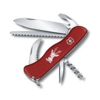 Briceag Multifunctional Victorinox Hunter, Rosu, 11.10cm Briceag Multifunctional Victorinox Hunter, Rosu, 11.10cm