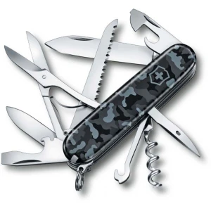 Briceag Multifunctional Victorinox, Huntsman, 9.1cm, Navy Camo, Blister