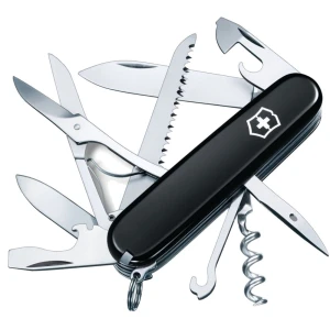 Briceag Multifunctional Victorinox, Huntsman, 9.1cm, Negru, Blister