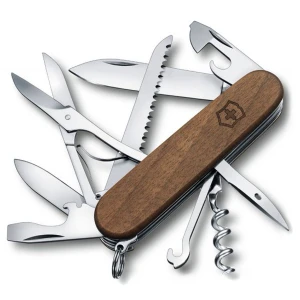 Briceag Multifunctional Victorinox, Huntsman Lemn, 9.1cm, Maro, Blister
