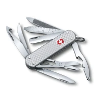 Briceag Multifunctional Victorinox MiniChamp Alox, Argintiu, 5.80cm  Briceag Multifunctional Victorinox MiniChamp Alox, Argintiu, 5.80cm