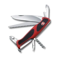 Briceag Multifunctional Victorinox RangerGrip 55, Rosu/Negru, 13cm