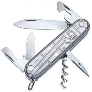 Briceag Multifunctional Victorinox, Spartan, 9.1cm, Argintiu Transparent, Blister