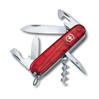 Briceag Multifunctional Victorinox Spartan, Rosu Transparent, 9.10cm