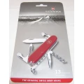 Briceag Multifunctional Victorinox Sportsman, 8.4 cm, Rosu, Blister Briceag Multifunctional Victorinox Sportsman, 8.4 cm, Rosu, Blister