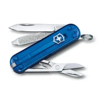 Briceag Victorinox Classic Colors Transparent, Deep Ocean - 0.6223.T2G