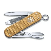 Briceag Victorinox Classic Precious Alox, Brass Gold