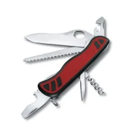 Briceag Victorinox Forester M Grip One Hand, Rosu/Negru, 11.10 cm