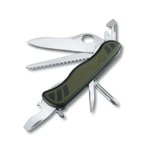Briceag Victorinox Official Swiss Soldier\'s Knife 08, One Hand, Verde, 11.10cm