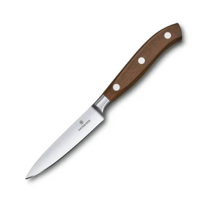 Cutit Bucatarie Victorinox Grand Maitre Wood, Lama 10cm, Maro, Cutie Cadou