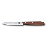 Cutit Bucatarie Victorinox, Paring Knife, Lama 10cm, Lemn, Maro