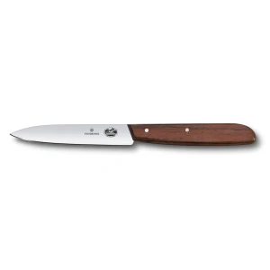 Cutit Bucatarie Victorinox, Paring Knife, Lama 10cm, Lemn, Maro