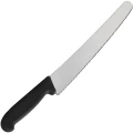 Cutit Bucatarie Victorinox Pastry Knife, Fibrox, Lama Zimtata 26cm, Negru, Cutie Cadou Cutit Bucatarie Victorinox Pastry Knife, Fibrox, Lama Zimtata 26cm, Negru, Cutie Cadou